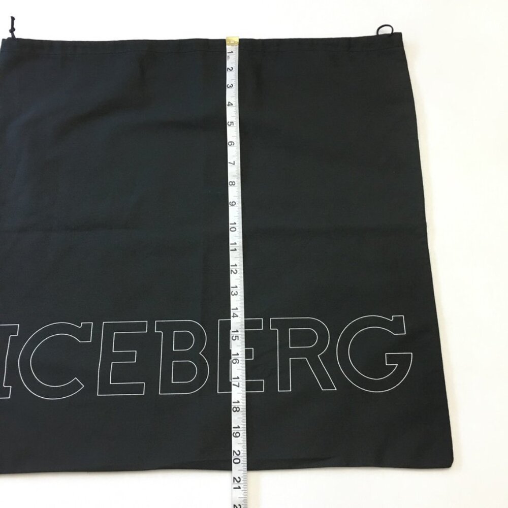 ICEBERG 20.5" x 20.5" Large Dust Bag for Handbag / Shoes / Clothings Black - Picture 10 of 11